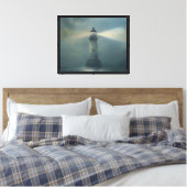 Twilight Lighthouse Canvas Afdruk (Insitu (Slaapkamer))