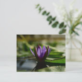 Twilight Lotus Serenity Briefkaart (Staand voorkant)