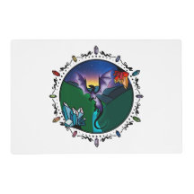 Twilight Magical Crystal Elegant Amethist Dragon