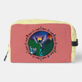 Twilight Magical Crystal Elegant Amethist Dragon Toilettasje (Achterkant)