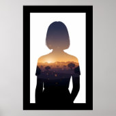 Twilight Marokko digitale dubbele belichting Poster (Voorkant)