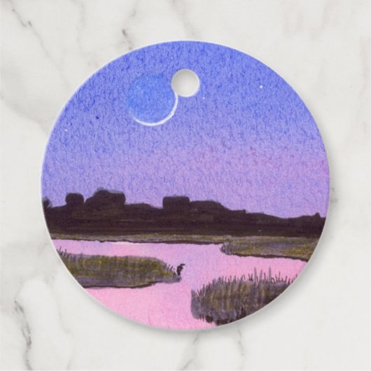 Twilight Marsh Bedankjes Labels (Voorkant)