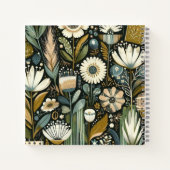 Twilight Meadow - Dromerige wilde flora Notitieboek (Achterkant)
