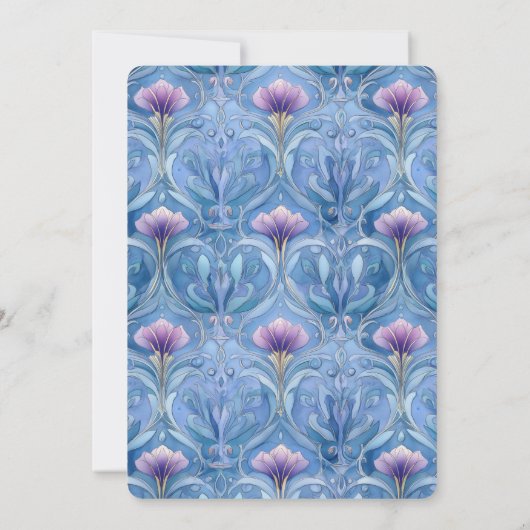 Twilight Nouveau Wedding Kaart (Achterkant)