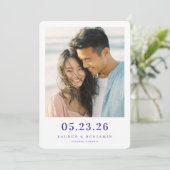 Twilight Nouveau Wedding Save The Date (Staand voorkant)