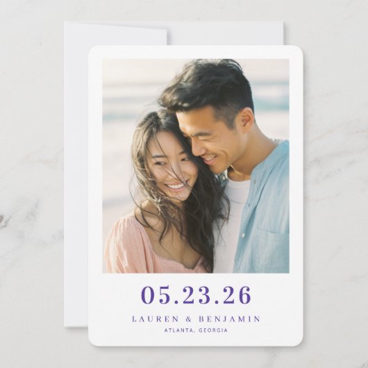 Twilight Nouveau Wedding Save The Date (Voorkant)