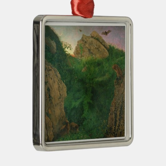 Twilight (olie) metalen ornament (Rechts)