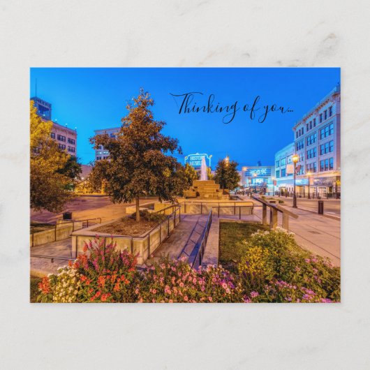 Twilight op Park Central Square denking You Briefkaart (Voorkant)