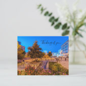 Twilight op Park Central Square denking You Briefkaart (Staand voorkant)