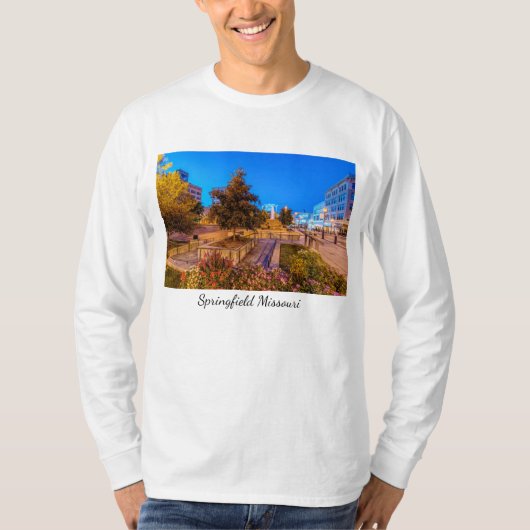 Twilight op Park Central Square Long Hoeve Shirt (Voorkant)