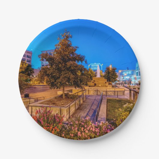 Twilight op Park Central Square Papieren Bordje (Voorkant)