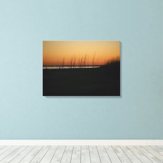 Twilight op Sullivan's Island Canvas Afdruk (Insitu (Houten vloer))