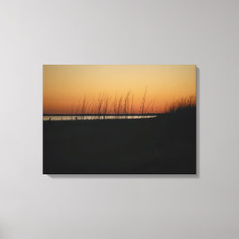 Twilight op Sullivan's Island Canvas Afdruk