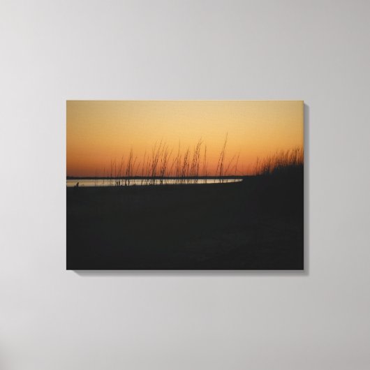 Twilight op Sullivan's Island Canvas Afdruk (Voorkant)