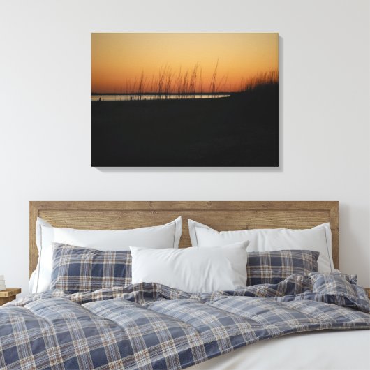Twilight op Sullivan's Island Canvas Afdruk (Insitu (Slaapkamer))