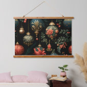 Twilight Ornament Garden Botanical Hangend Wandkleed (Slaapkamer)
