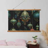 Twilight Ornament Garden Botanical Hangend Wandkleed (Slaapkamer)