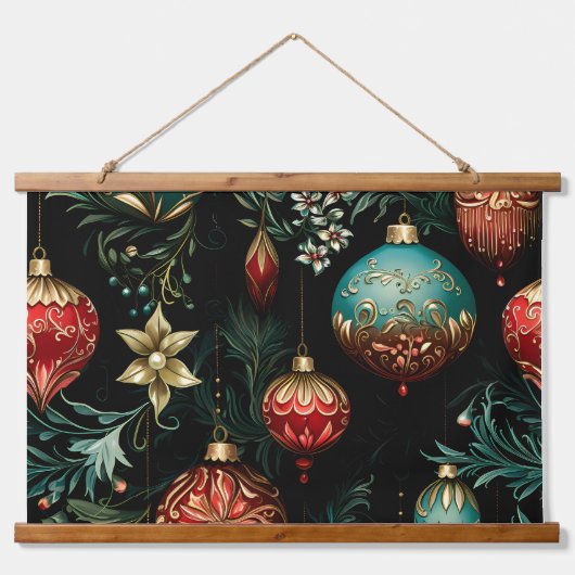 Twilight Ornament Garden Botanical Hangend Wandkleed (Voorkant)