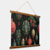 Twilight Ornament Garden Botanical Hangend Wandkleed (Gebogen)