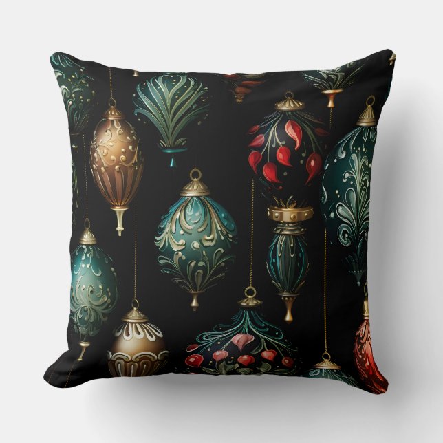 Twilight Ornament Garden Botanical Kussen (Voorkant)