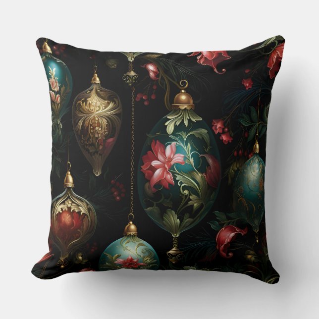 Twilight Ornament Garden Botanical Kussen (Voorkant)