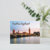 Twilight Over Westminster – London Briefkaart (Staand voorkant)