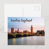 Twilight Over Westminster – London Briefkaart (Voorkant / Achterkant)