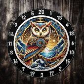 Twilight Owl Charm Design Dartbord