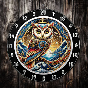 Twilight Owl Charm Design Dartbord