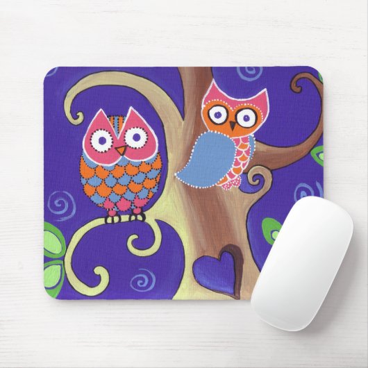 Twilight Owls Muismat (Met muis)