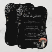 Twilight-paddenstoel Cottcore Weddenschap Kaart (Voorkant / Achterkant)