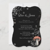 Twilight-paddenstoel Cottcore Weddenschap Kaart (Voorkant)