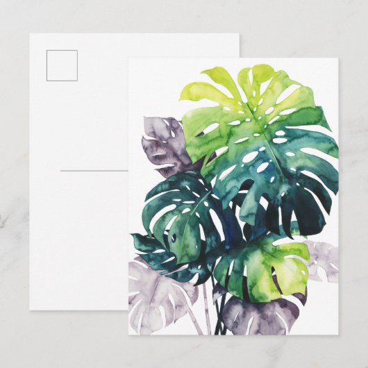 Twilight-palmen - gespleten lef briefkaart (Voorkant / Achterkant)