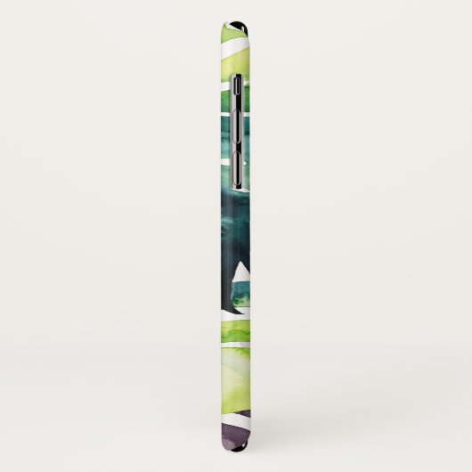 Twilight-palmen - gespleten lef Case-Mate iPhone case (Achterkant/links)