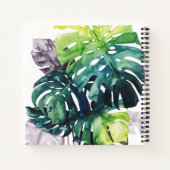 Twilight-palmen - gespleten lef notitieboek (Achterkant)