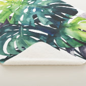 Twilight-palmen - gespleten lef sherpa deken (3/4)