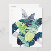 Twilight-palmen - Palmbladeren Briefkaart (Voorkant / Achterkant)