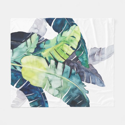 Twilight-palmen - Palmbladeren Fleece Deken (Voorkant (Horizontaal))