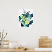 Twilight-palmen - Palmbladeren Poster (Keuken)