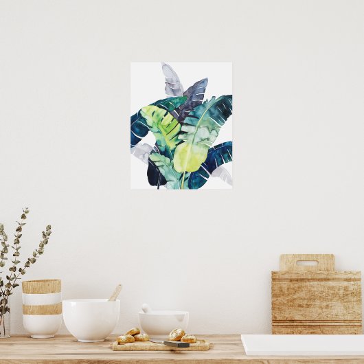 Twilight-palmen - Palmbladeren Poster (Keuken)