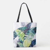 Twilight-palmen - Palmbladeren Tote Bag (Achterkant)