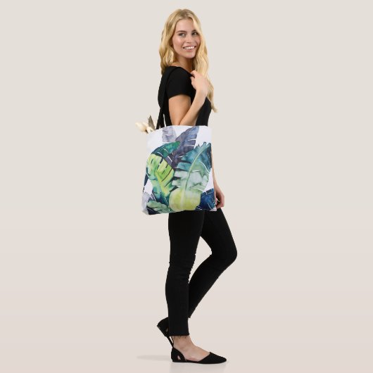 Twilight-palmen - Palmbladeren Tote Bag (Op model)