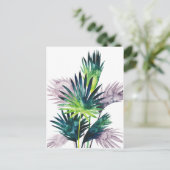 Twilight-palmen - Palmvaten Briefkaart (Staand voorkant)