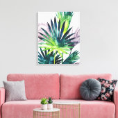 Twilight-palmen - Palmvaten Canvas Afdruk (Insitu (Woonkamer))