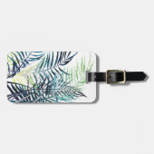 Twilight-palmen - Tropische bladeren Bagagelabel (Voorkant horizontaal)