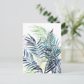 Twilight-palmen - Tropische bladeren Briefkaart (Staand voorkant)