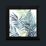Twilight-palmen - Tropische bladeren Cadeaudoosje<br><div class="desc">"Twilight Palms I" van Grace Popp. Biedt een tropisch groen in een waterverf stijl.</div>