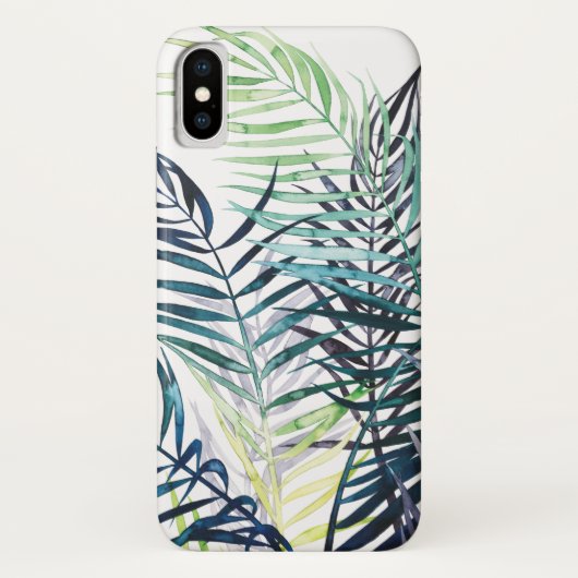 Twilight-palmen - Tropische bladeren Case-Mate iPhone Case (Achterkant)