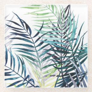 Twilight-palmen - Tropische bladeren Glazen Onderzetter