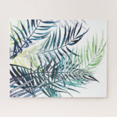 Twilight-palmen - Tropische bladeren Legpuzzel (Horizontaal)